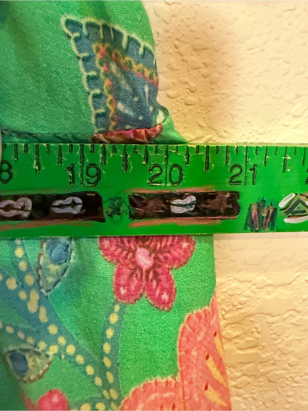 Be Boho Tropical Bold Colorful Maximalist Drop Waist Cotton Maxi Dress sz XXL - Picture 12 of 12
